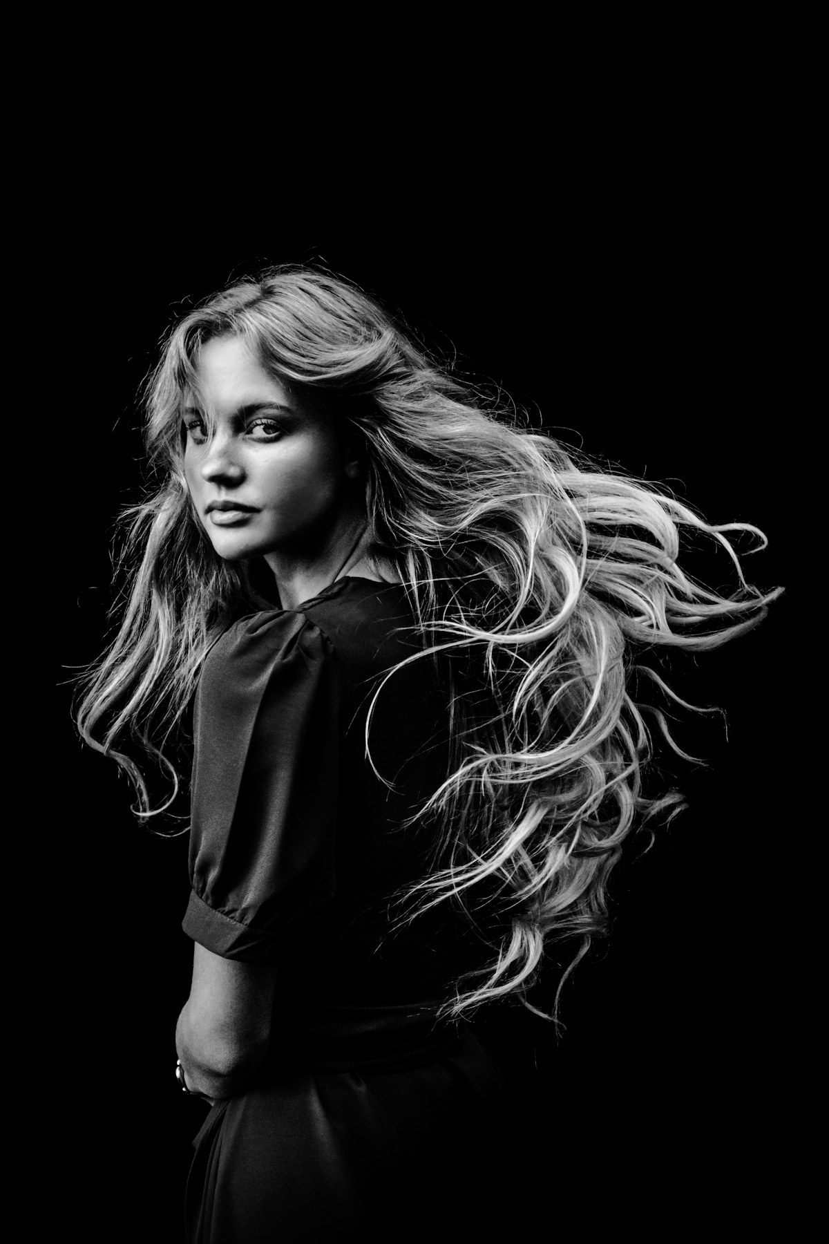 Editorial hair portrait